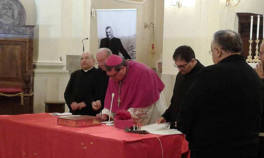 Sessione finale dell'inchiesta diocesana su Don Vittorio Cordisco