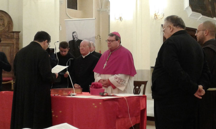 Sessione finale dell'inchiesta diocesana su Don Vittorio Cordisco