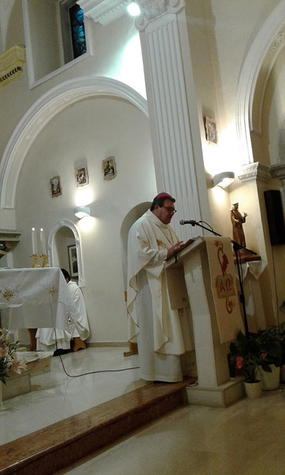 La messa del Vescovo Claudio in occasione del I novembre