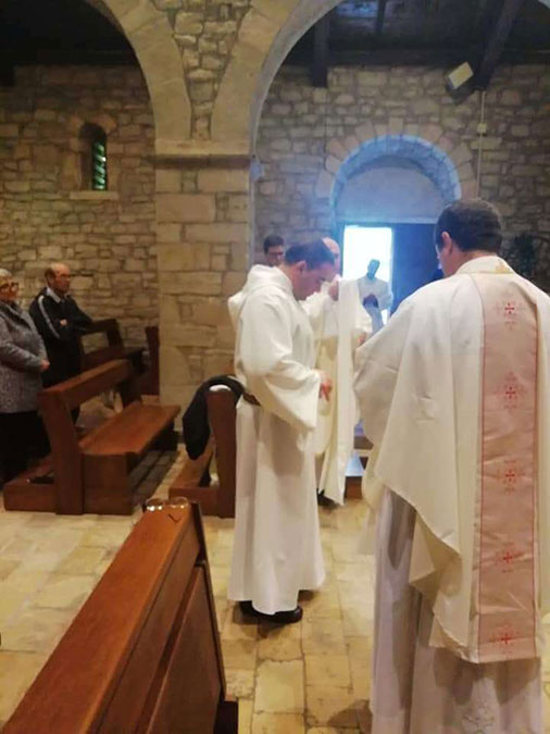 La Vestizione monastica di Padre Juan Manuel Pecile