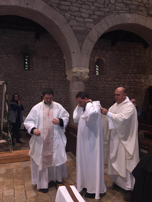 La Vestizione monastica di Padre Juan Manuel Pecile