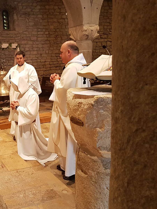 La Vestizione monastica di Padre Juan Manuel Pecile