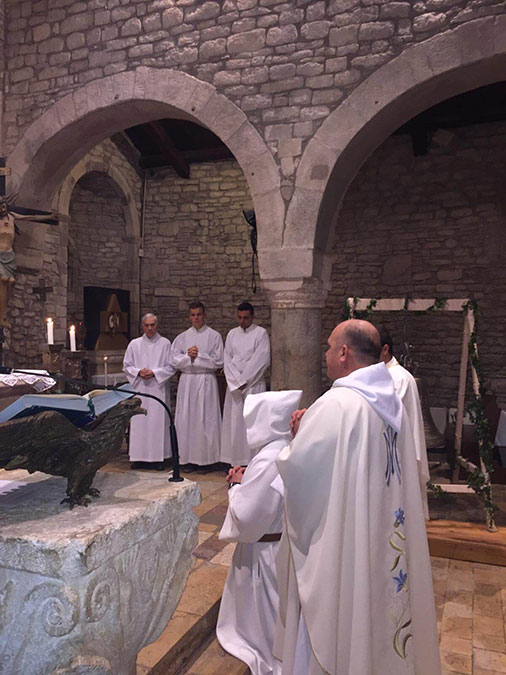 La Vestizione monastica di Padre Juan Manuel Pecile