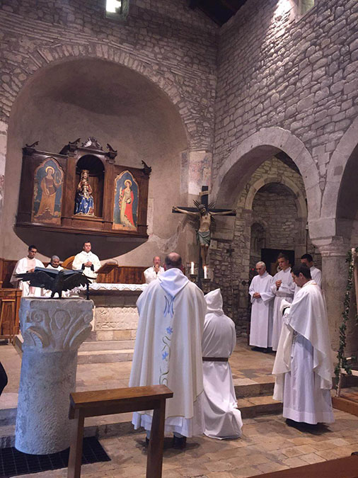 La Vestizione monastica di Padre Juan Manuel Pecile