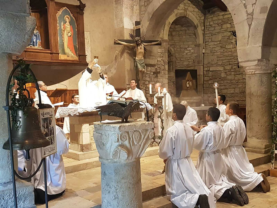 La Vestizione monastica di Padre Juan Manuel Pecile