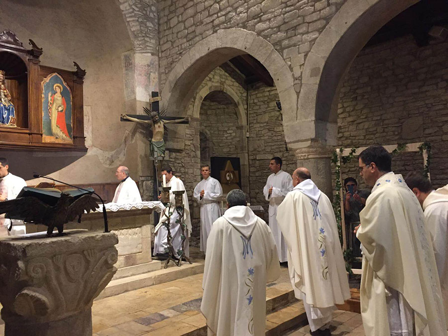 La Vestizione monastica di Padre Juan Manuel Pecile