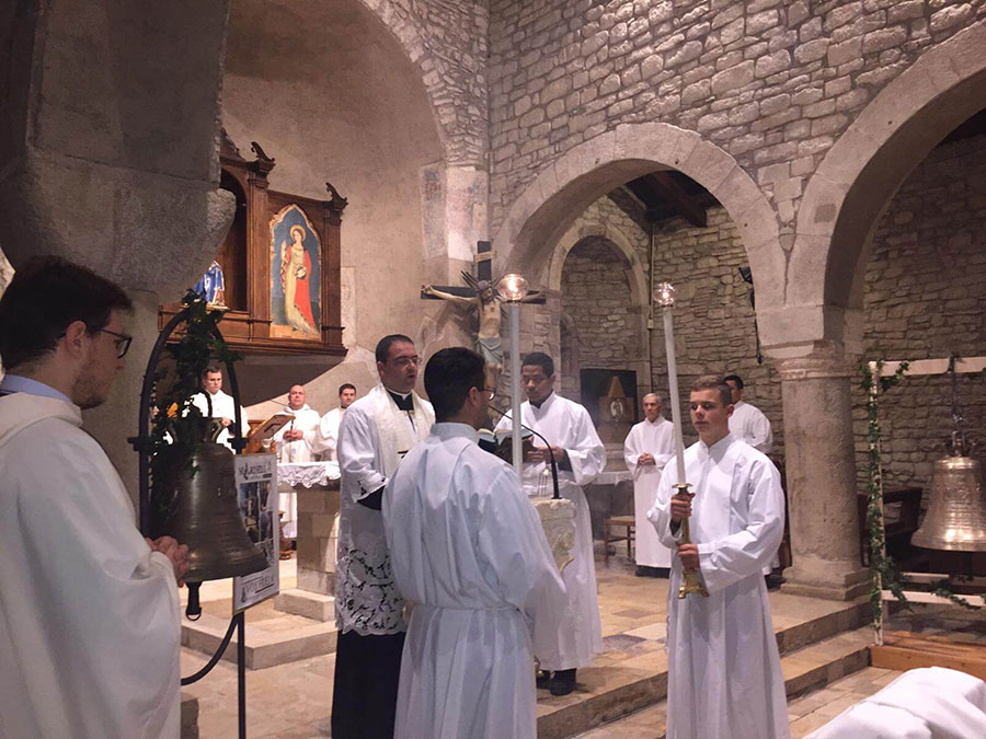 La Vestizione monastica di Padre Juan Manuel Pecile