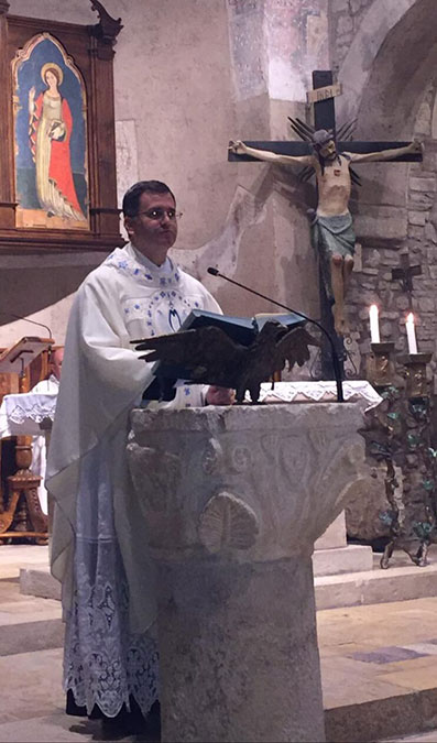 La Vestizione monastica di Padre Juan Manuel Pecile