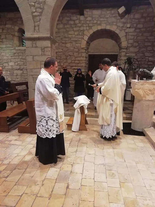 La Vestizione monastica di Padre Juan Manuel Pecile