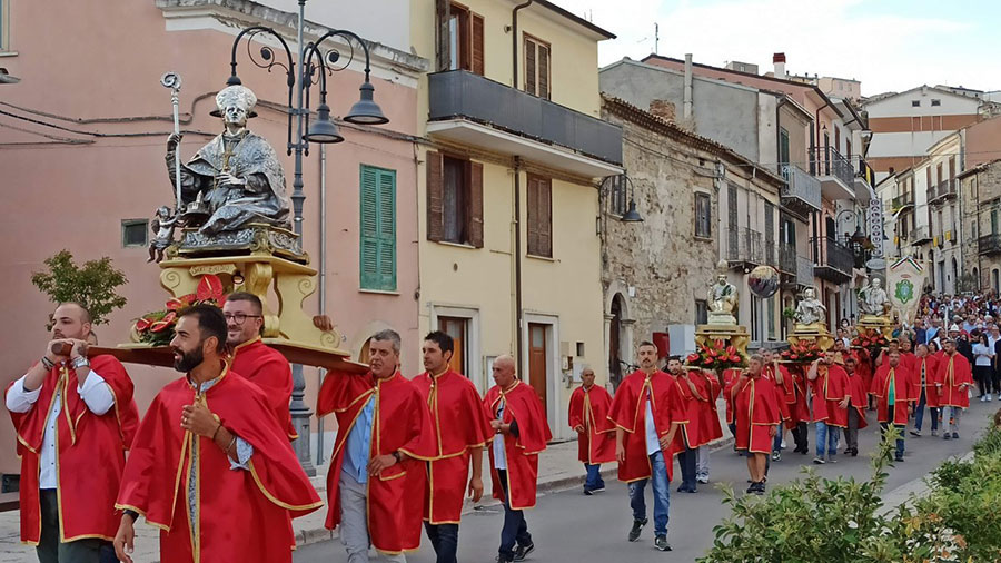 La processione dei Santi Patroni a Trivento