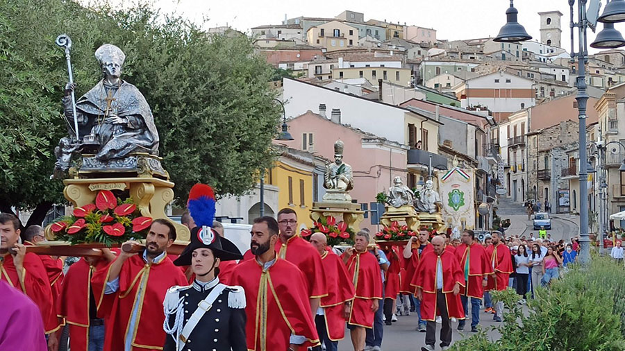 La processione dei Santi Patroni a Trivento