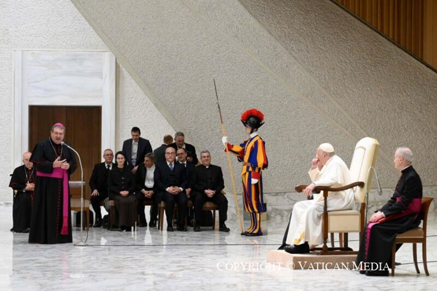 Le foto dell'udienza papale con il Comune di Rosello