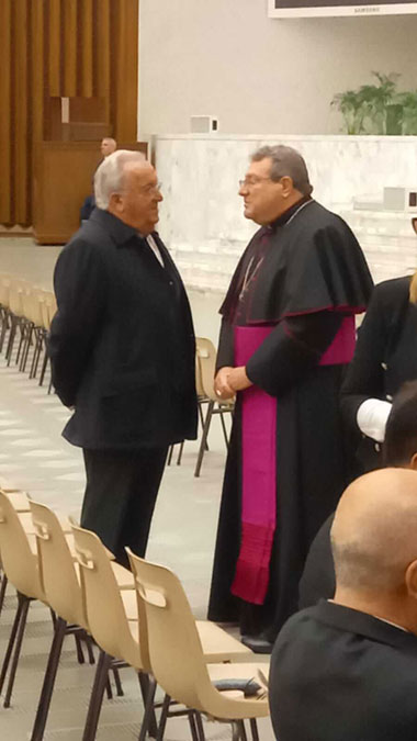 Le foto dell'udienza papale con il Comune di Rosello