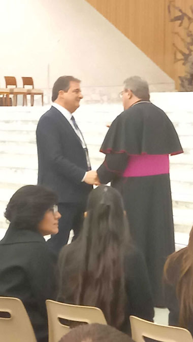 Le foto dell'udienza papale con il Comune di Rosello