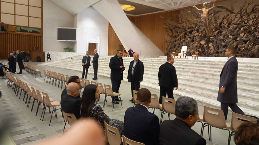 Le foto dell'udienza papale con il Comune di Rosello