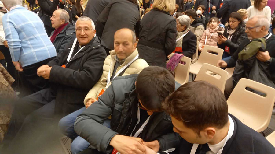 Le foto dell'udienza papale con il Comune di Rosello
