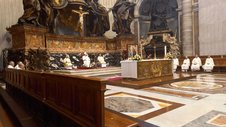 Le foto della Celebrazione Eucaristica in Vaticano