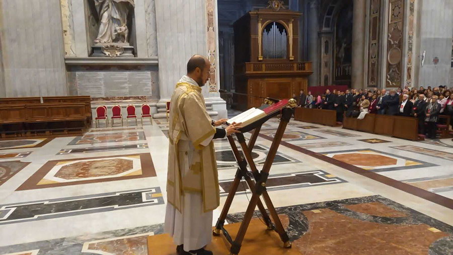 Le foto della Celebrazione Eucaristica in Vaticano