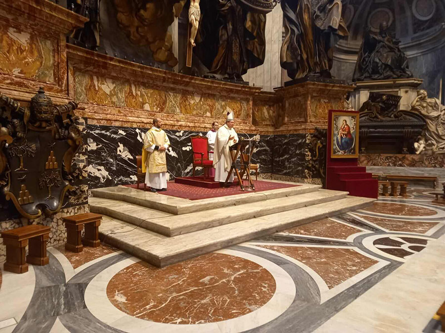 Le foto della Celebrazione Eucaristica in Vaticano