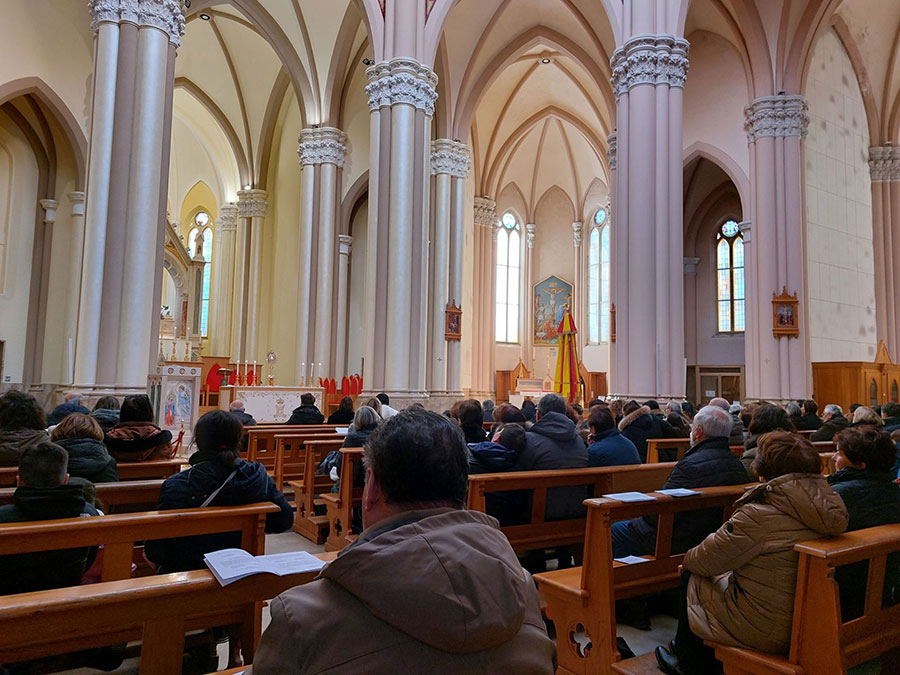 Pellegrinaggio delle parrocchie di Trivento a Castelpetroso