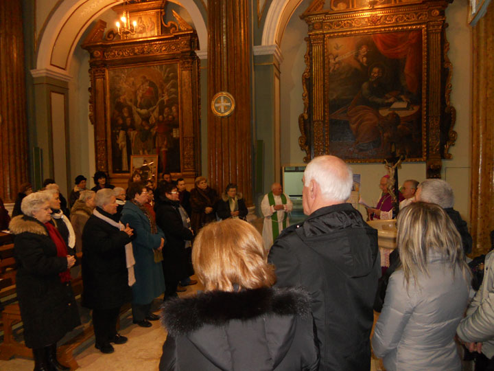 Solenne Celebrazione di S.E.R.Mons.Scotti presso la Chiesa di San Marco di Agnone per l'apertura della Visita Pastorale