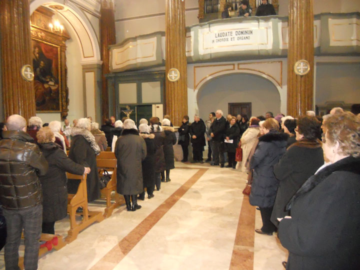 Solenne Celebrazione di S.E.R.Mons.Scotti presso la Chiesa di San Marco di Agnone per l'apertura della Visita Pastorale