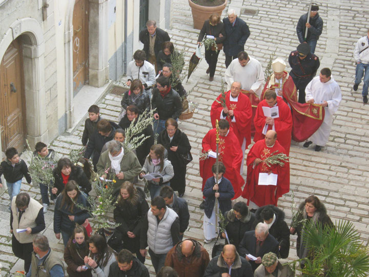 La benedizione delle Palme a Trivento