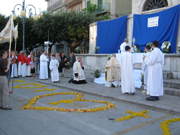 La processione del Corpus Domini a Trivento