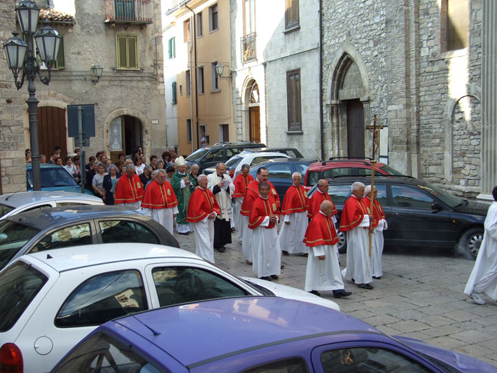 Le foto dell'accoglienza della Reliquia di San Francesco a Trivento