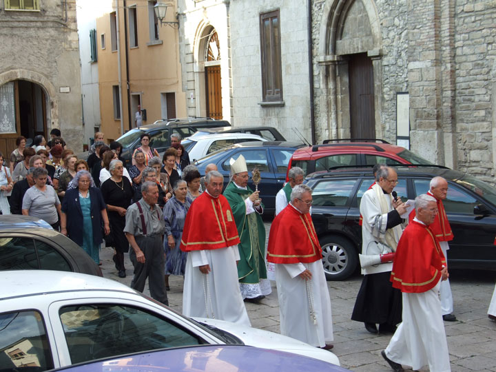 Le foto dell'accoglienza della Reliquia di San Francesco a Trivento