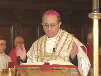 Primo piano di mons. Bruno Forte