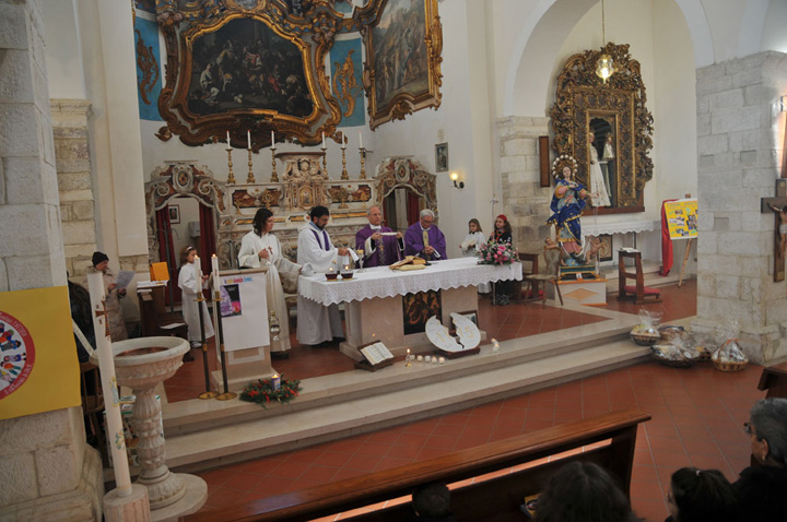 La visita pastorale del vescovo Scotti a Fossalto