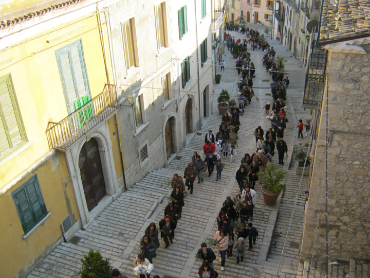 La processione delle palme