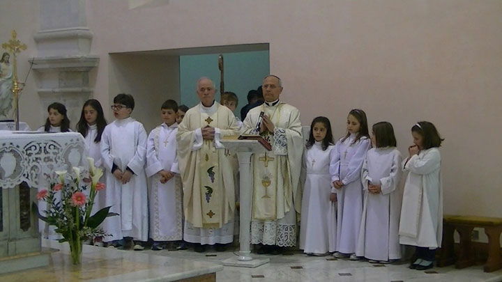 Visita del Vescovo Scotti a San Pietro Avellana