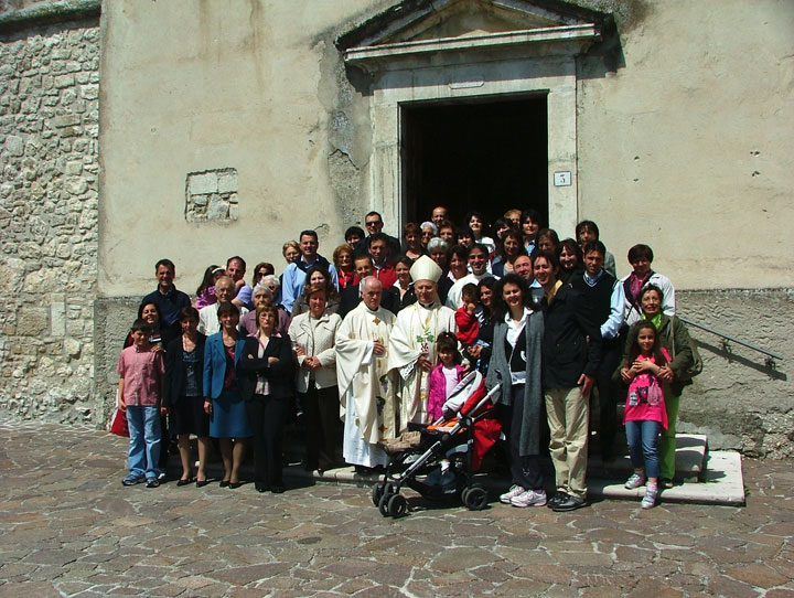 Visita del Vescovo Scotti a San Pietro Avellana