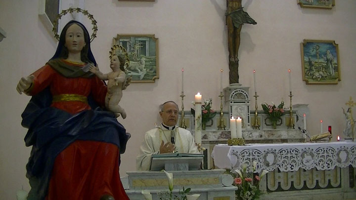 Visita del Vescovo Scotti a San Pietro Avellana