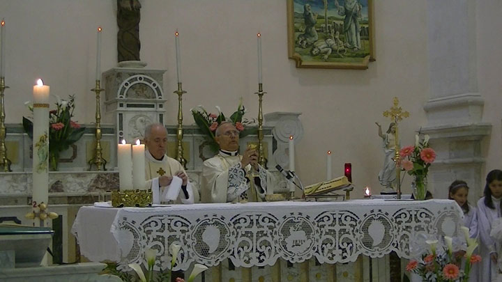 Visita del Vescovo Scotti a San Pietro Avellana