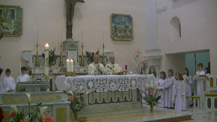 Visita del Vescovo Scotti a San Pietro Avellana