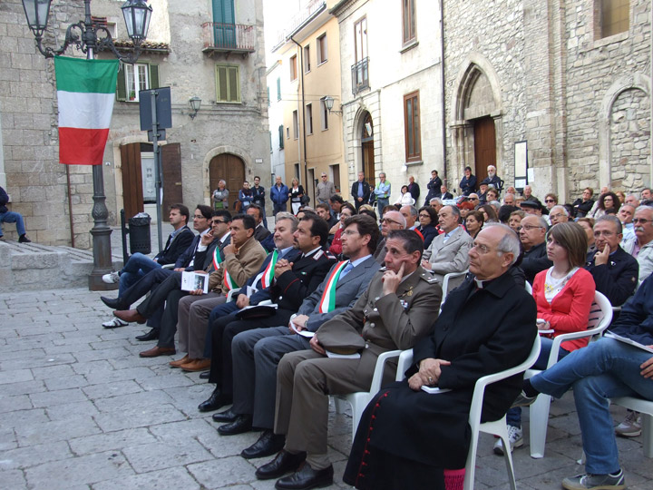 La cerimonia di conclusione dei centocinquanta anni dell’Unità d’Italia