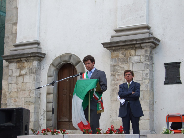 La cerimonia di conclusione dei centocinquanta anni dell’Unità d’Italia