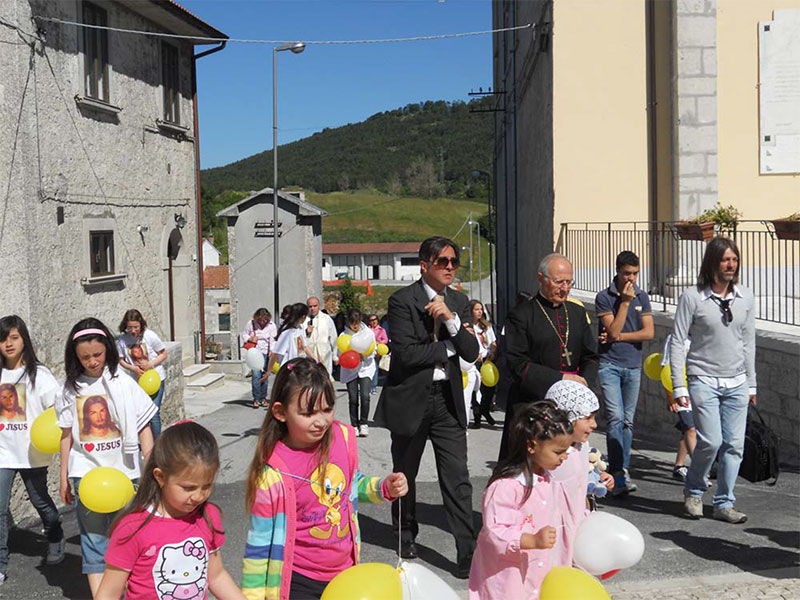 La visita pastorale del Vescovo Scotti a Vastogirardi