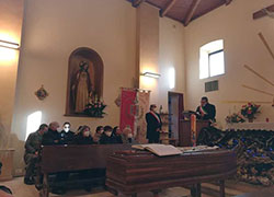 Una foto del funerale di Monsignor Nicola Gentile