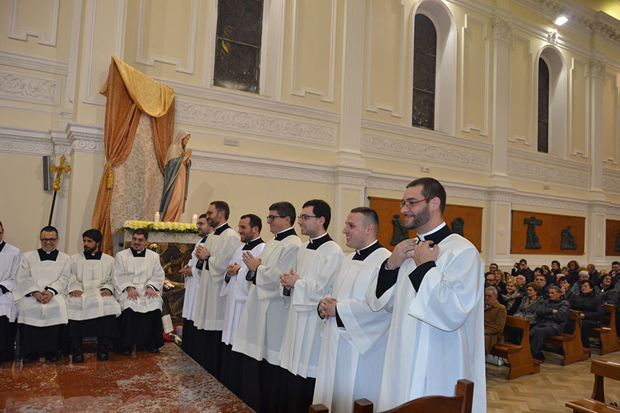 Una foto della celebrazione