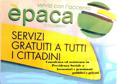 EPACA-COLDIRETTI INVITA I PENSIONATI A VERIFICA QUANTO PERCEPITO A LUGLIO