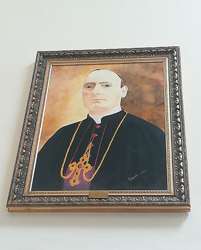 Una foto di mons. Epimenio Giannico, Vescovo di Trivento dal 1937 al 1957