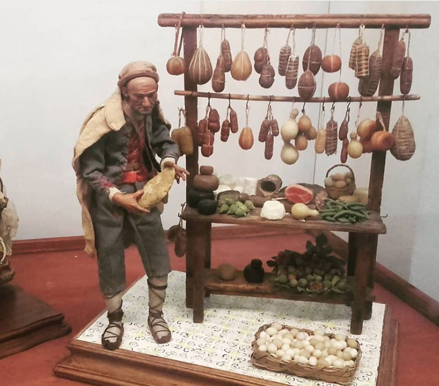Una foto del presepe di Agnone