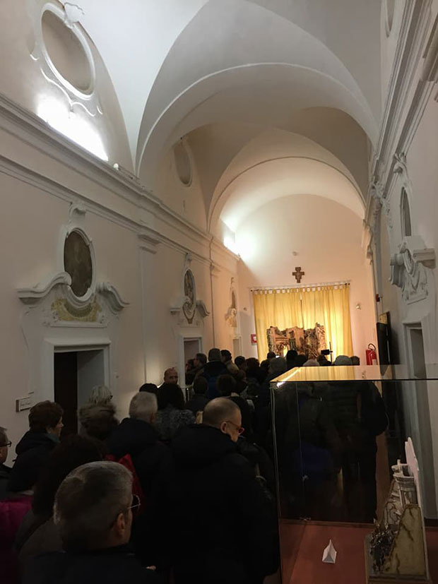Una foto del presepe di Agnone