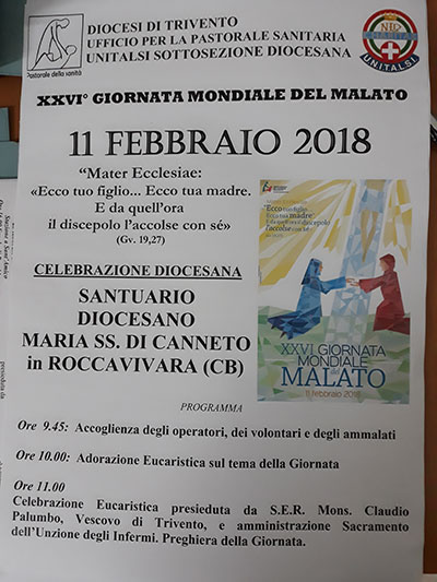 Una foto della locandina