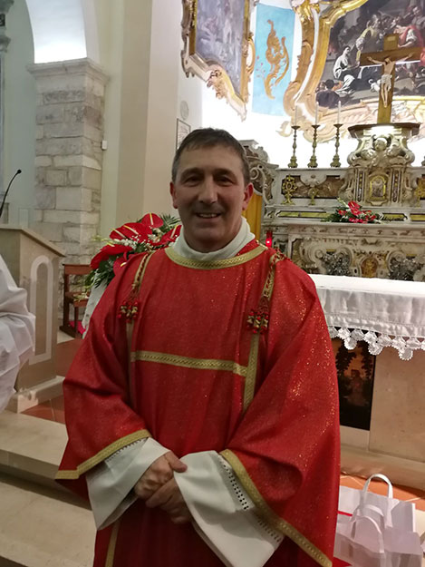 Una foto del diacono Tarquinio Ritota