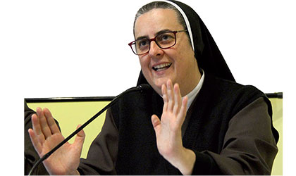 Una foto della Prof.ssa Sr. Mary MELONE (Rettore Magnifico della Pontificia Università Antonianum)